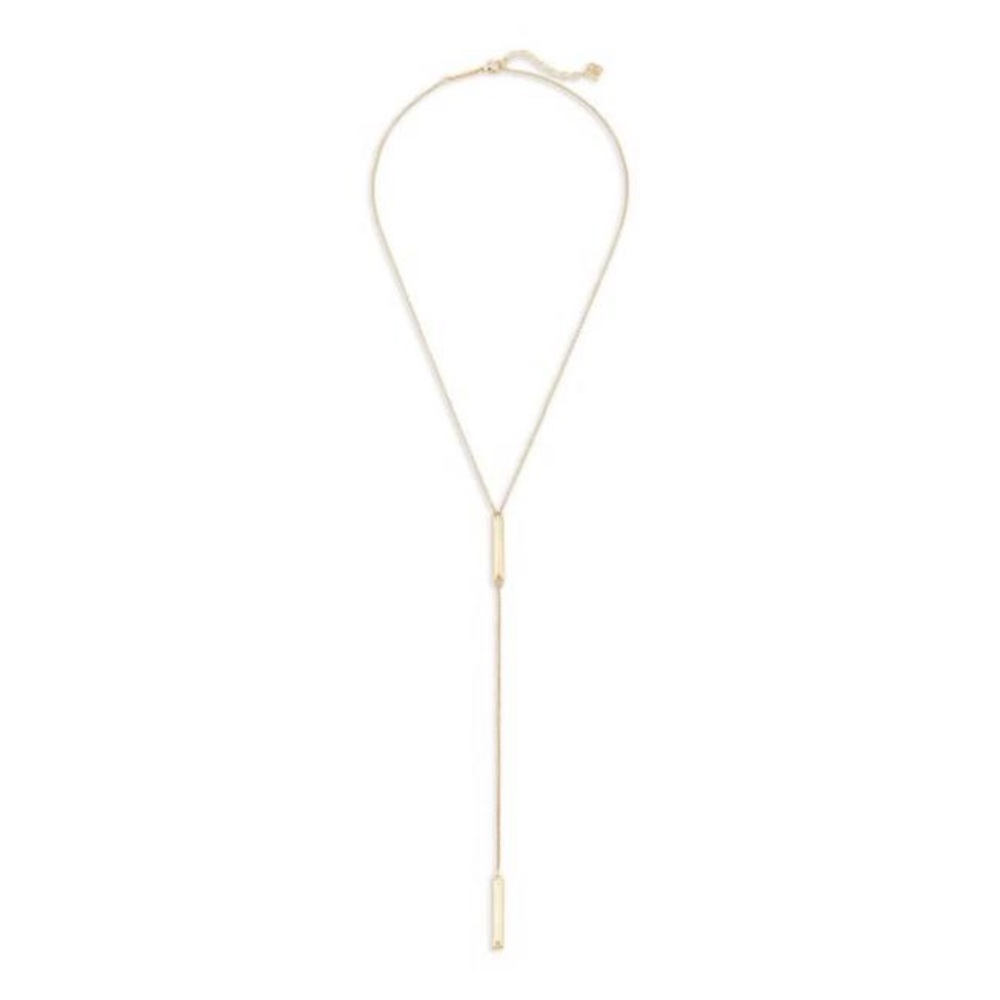 Kendra Scott Shelton Gold Lariat Necklace